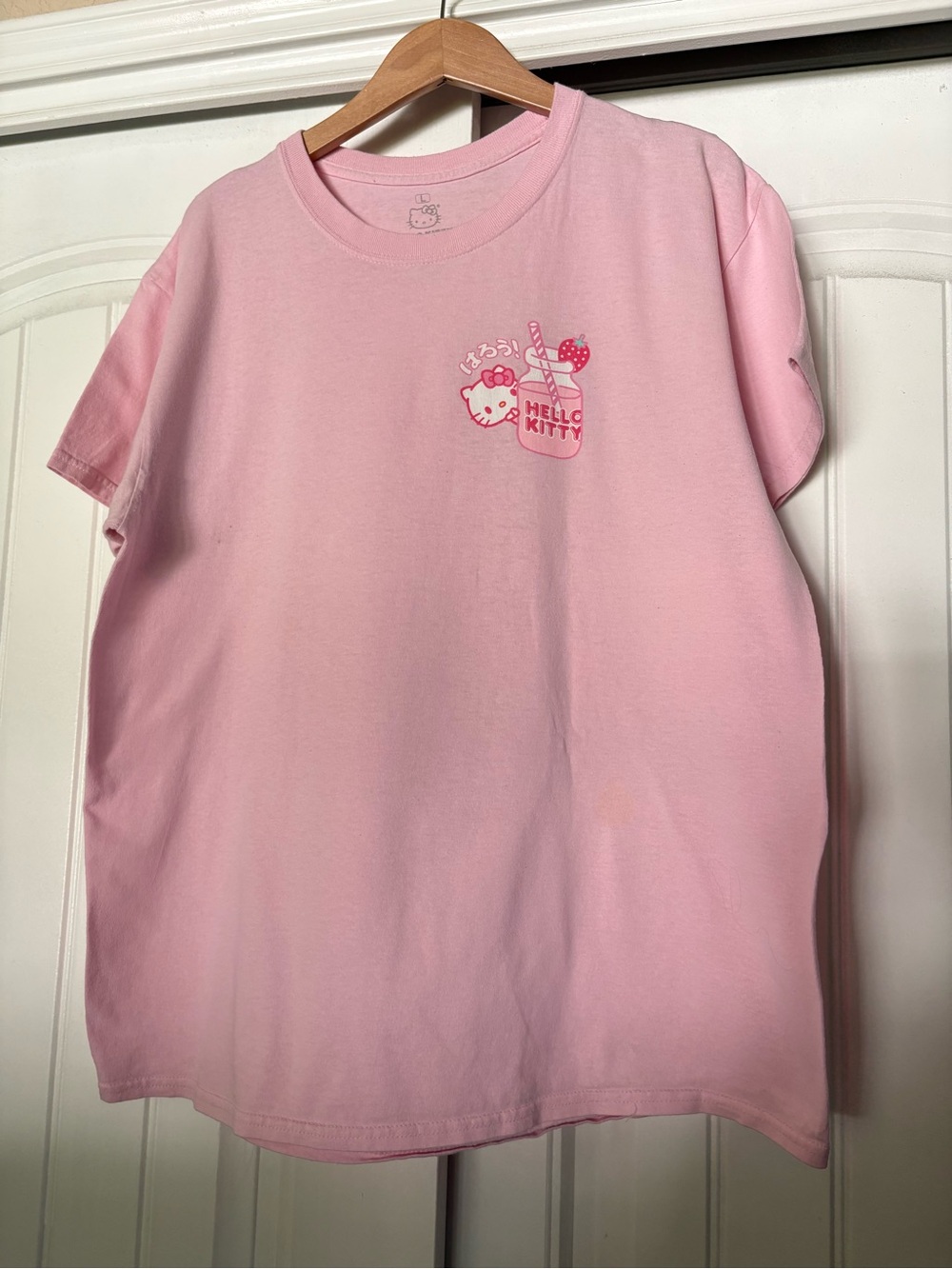 Unisex Pink Hello Kitty Kawaii Tee